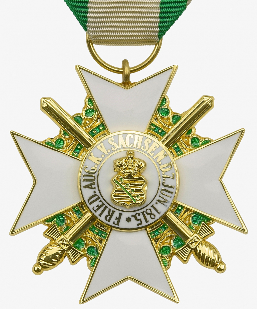Kingdom of Saxony, Order of Merit, Knight's Cross 1st Class with Swords